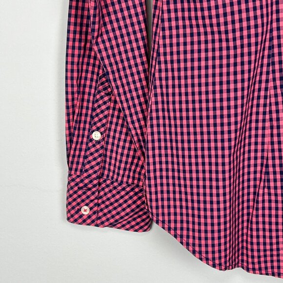 Vineyard Vines Alicetown Gingham Chilmark Classic Button Down Shirt Pink size 4 - Picture 6 of 10